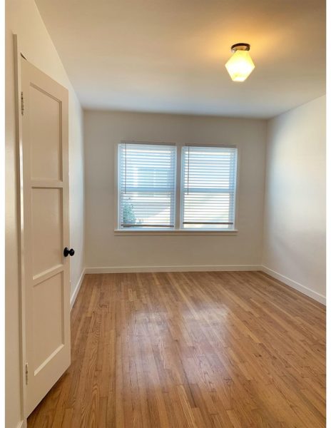 Freshly remodeled, this home is spacious and light filled. In addition to two bedrooms, it has a separate family room which is perfect for use as a home office. The two car garage is clean and open, ready for use as an exercise space or a large office.