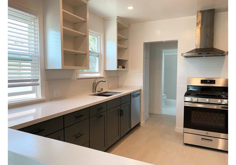 Freshly remodeled, this home is spacious and light filled. In addition to two bedrooms, it has a separate family room which is perfect for use as a home office. The two car garage is clean and open, ready for use as an exercise space or a large office.