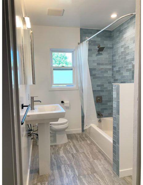 Freshly remodeled, this home is spacious and light filled. In addition to two bedrooms, it has a separate family room which is perfect for use as a home office. The two car garage is clean and open, ready for use as an exercise space or a large office.